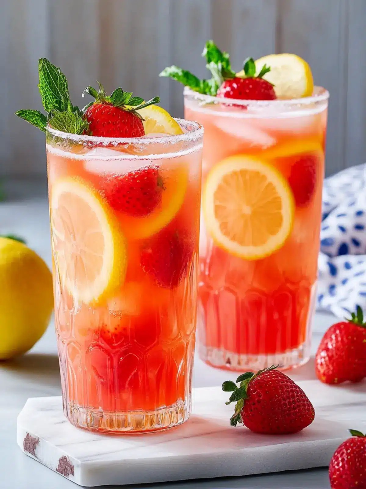 Crafting the Perfect Summer Sip: Easy Homemade Strawberry Lemonade